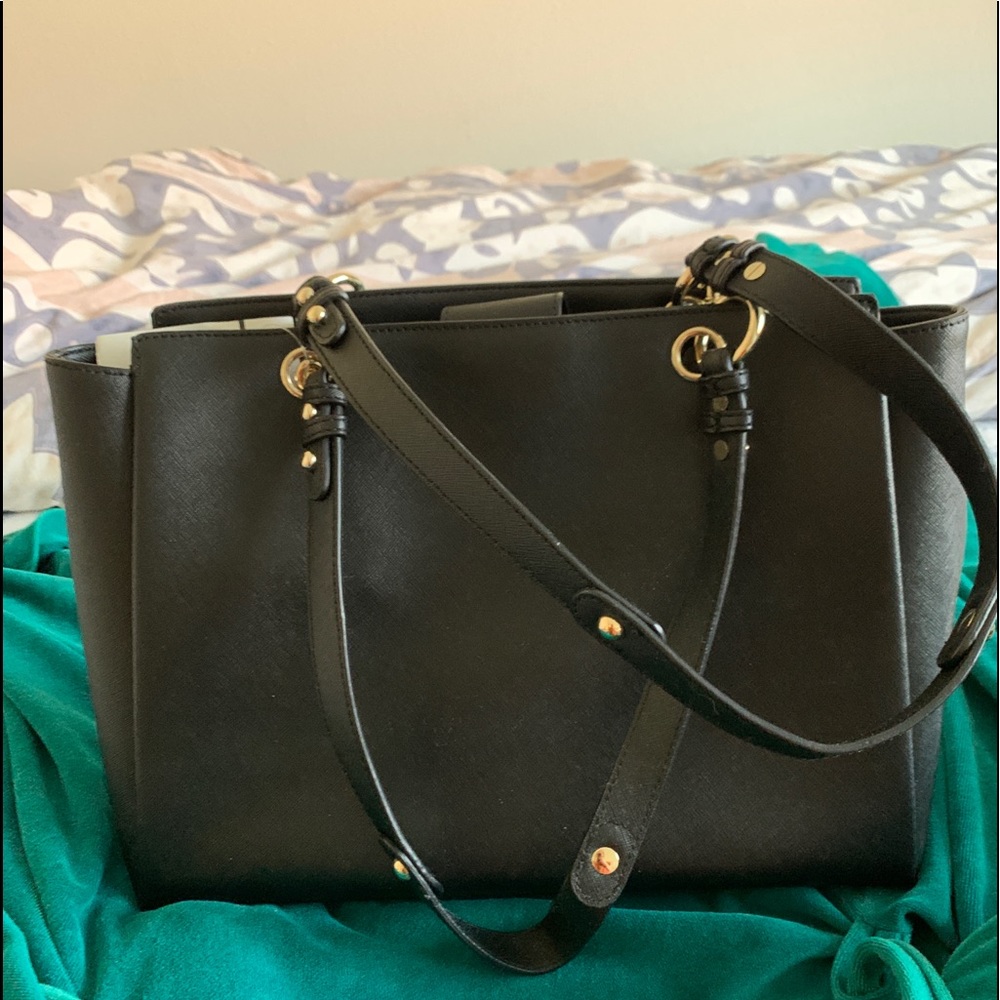 NWT Karl Lagerfeld Paris Dore Black handbag - Picture 3 of 12